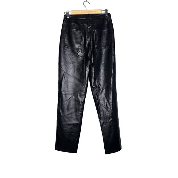 Wilfred Aritzia Melina Vegan Faux Leather High Waisted Pants Women's Size 10 - Picture 7 of 16